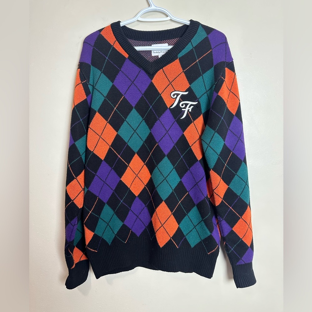 Teddy Fresh Size M Multicolor Knit Sweater